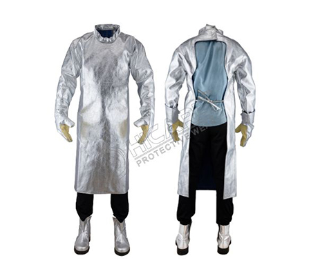 Aluminized Full Sleeves Apron  