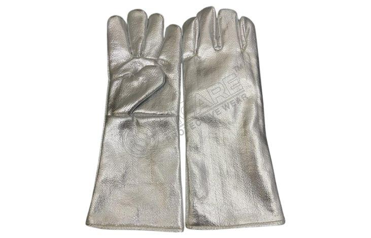 Aluminised Hand Gloves